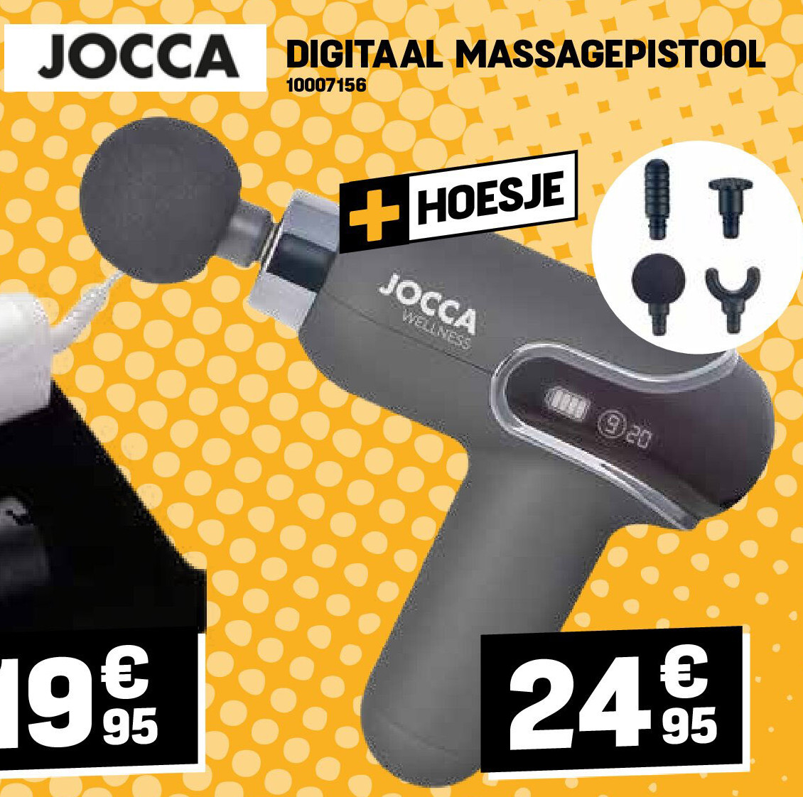 Jocca DIGITAAL MASSAGEPISTOOL