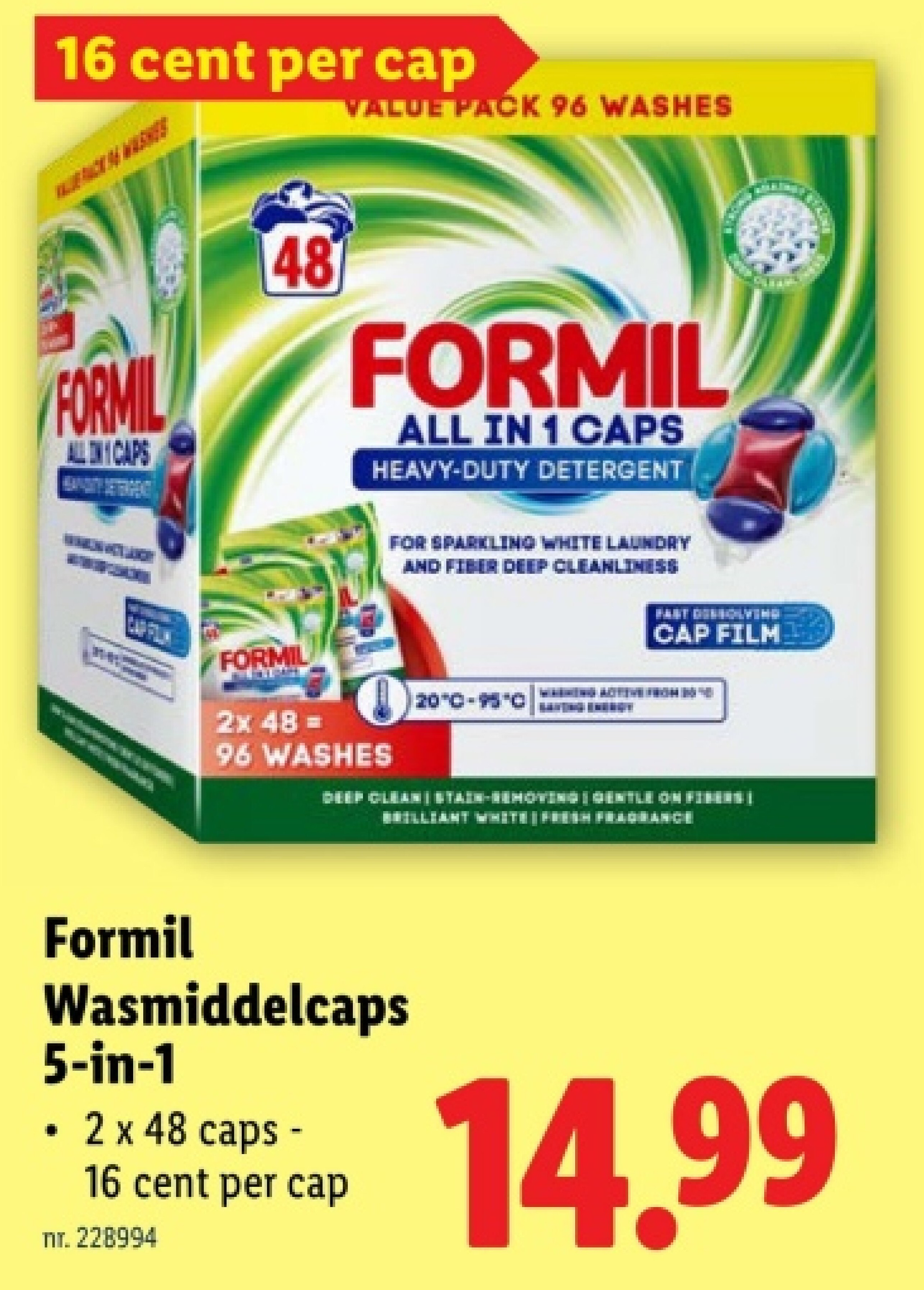 Wasmiddelcaps 5-in-1