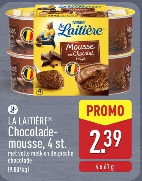 Chocolade­ mousse, 4st.