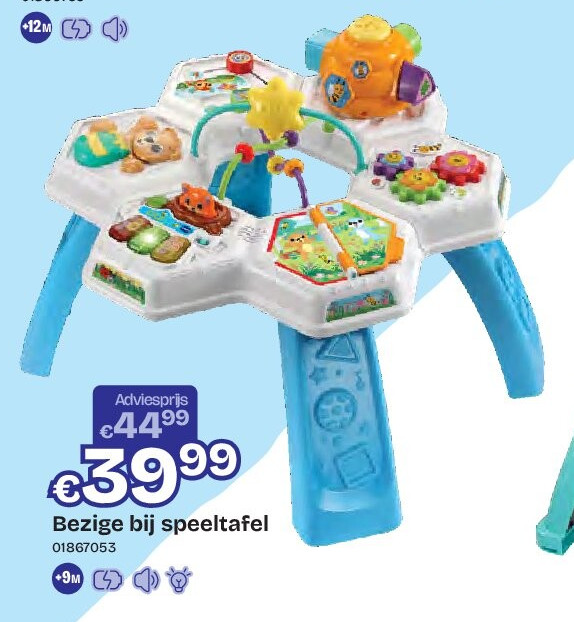 Bezige bij speeltafel