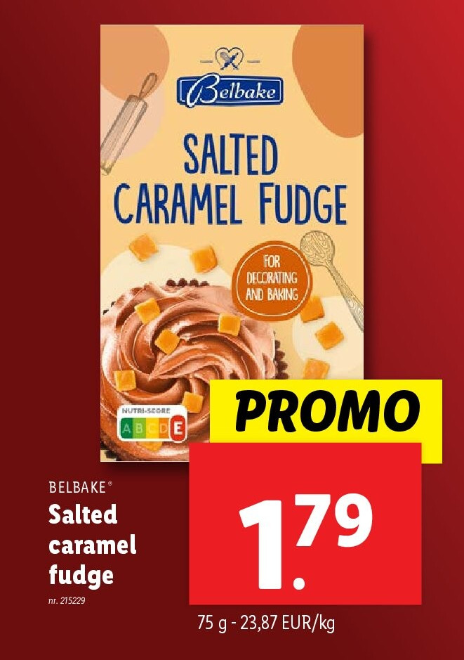 Salted caramel fudge