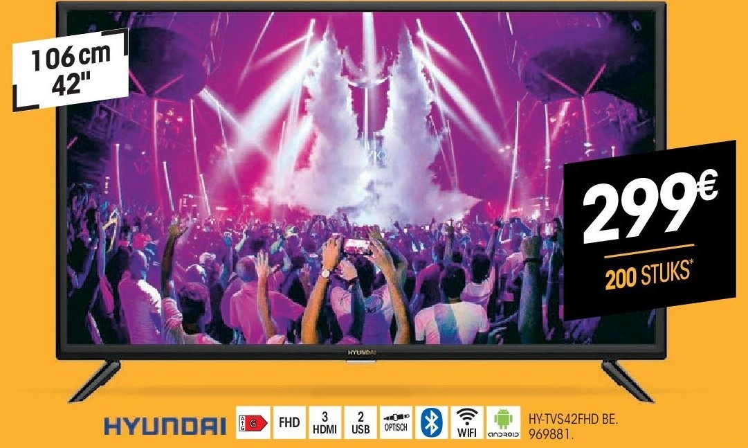 42" HYUNDAI Smart TV