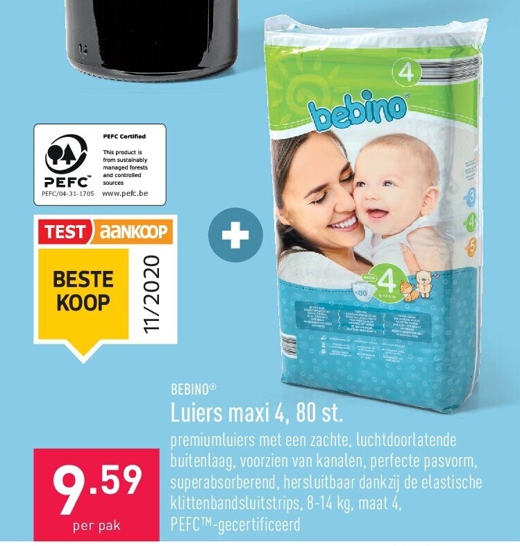 Luiers maxi 4, 80 st.