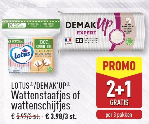 Wattenstaafjes of wattenschijfjes