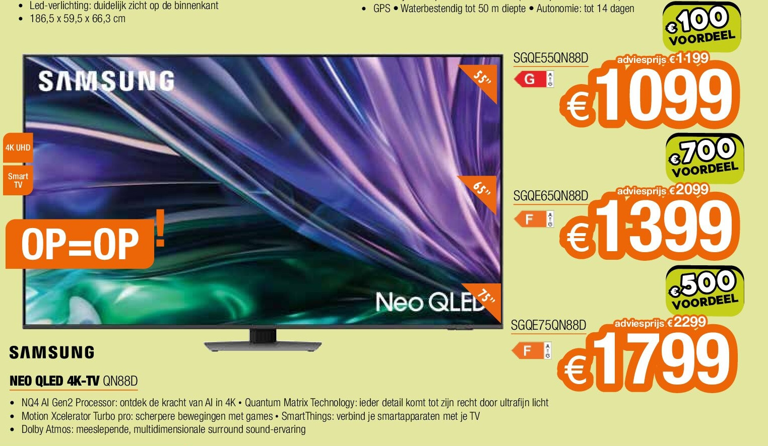 Samsung NEO QLED 4K-TV QN88D