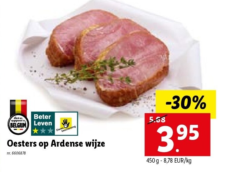 Oesters op Ardense wijze
