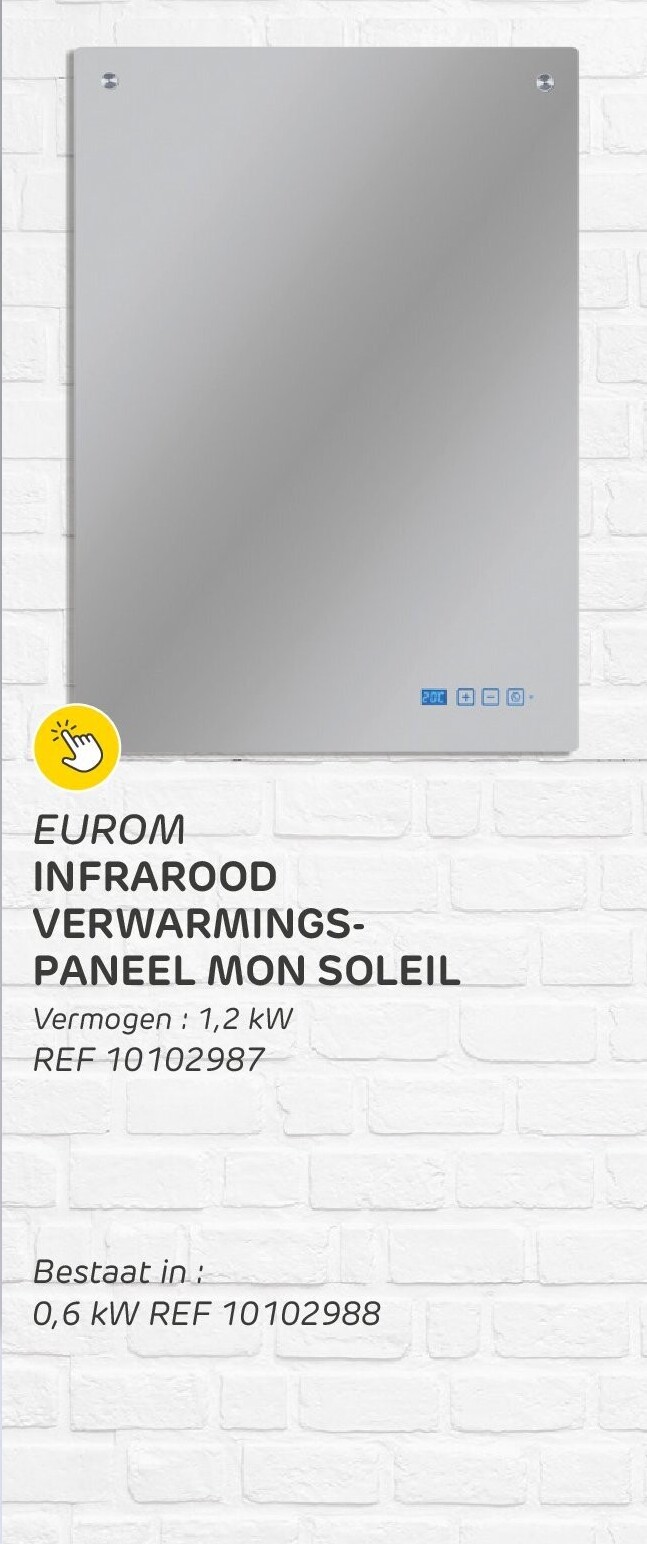 INFRAROOD VERWARMINGSPANEEL MON SOLEIL