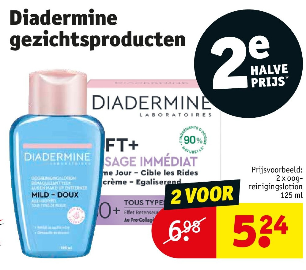 Diadermine gezichtsproducten