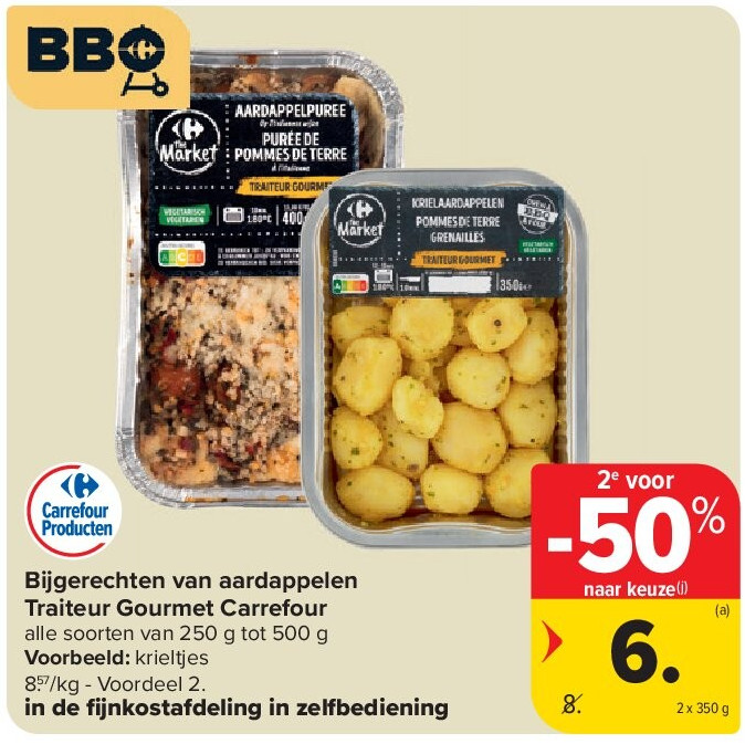 Bijgerechten van aardappelen Traiteur Gourmet Carrefour