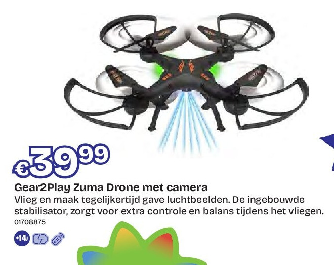 Gear2Play Zuma Drone met camera