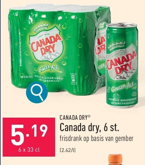 Canada dry, 6 st.