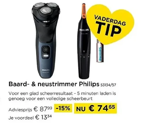 Baard- & neustrimmer Philips