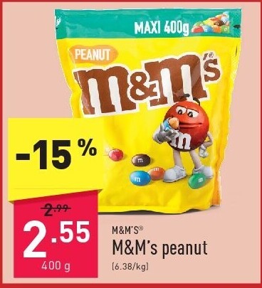 M&M’s peanut