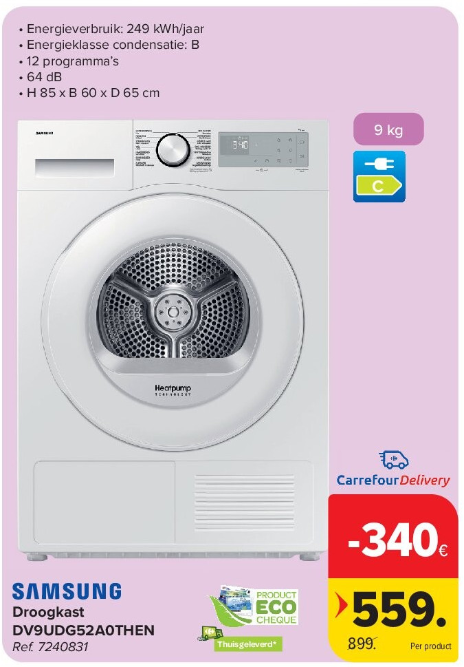 Droogkast DV9UDG52A0THEN