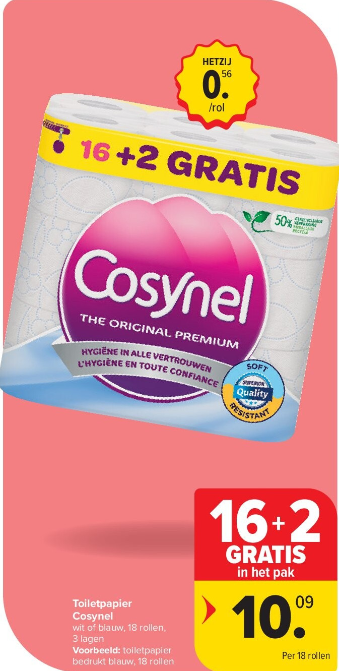 Toiletpapier Cosynel