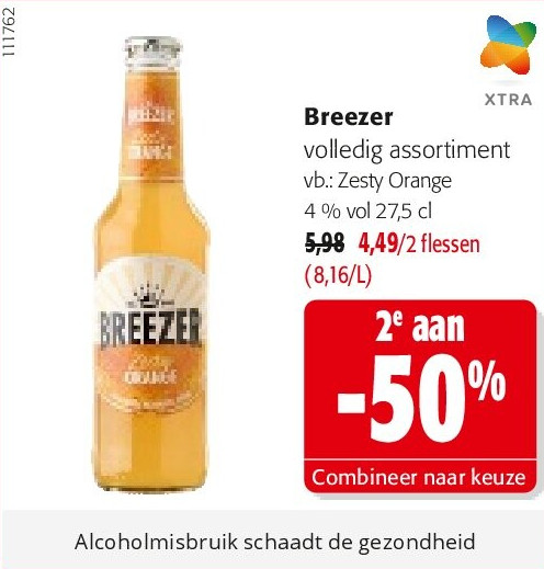 Breezer Zesty Orange 4 % vol 27,5 cl