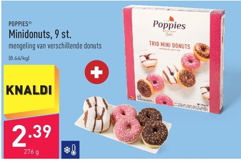 Minidonuts, 9 st.