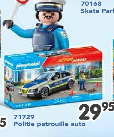 Politie patrouille auto