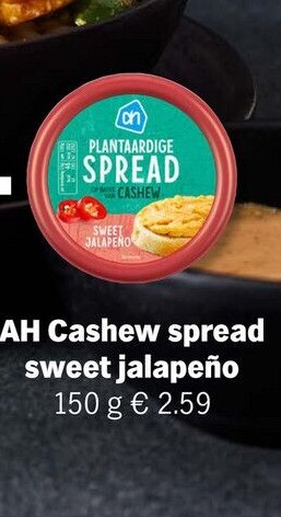 AH Cashew spread sweet jalapeño