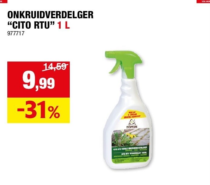 ONKRUIDVERDELGER “CITO RTU” 1 L