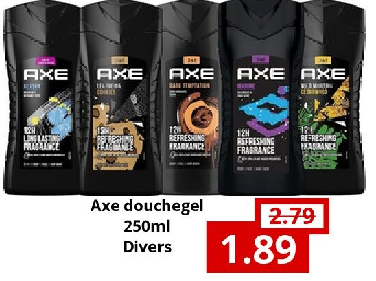 Axe douchegel 250ml Divers