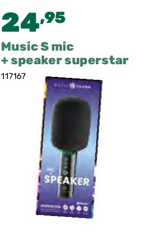 Music S mic + speaker superstar