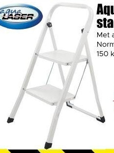 Aqua Laser stalen huishoudtrap