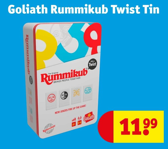 Goliath Rummikub Twist Tin