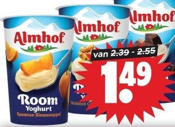 Almhof roomyoghurt