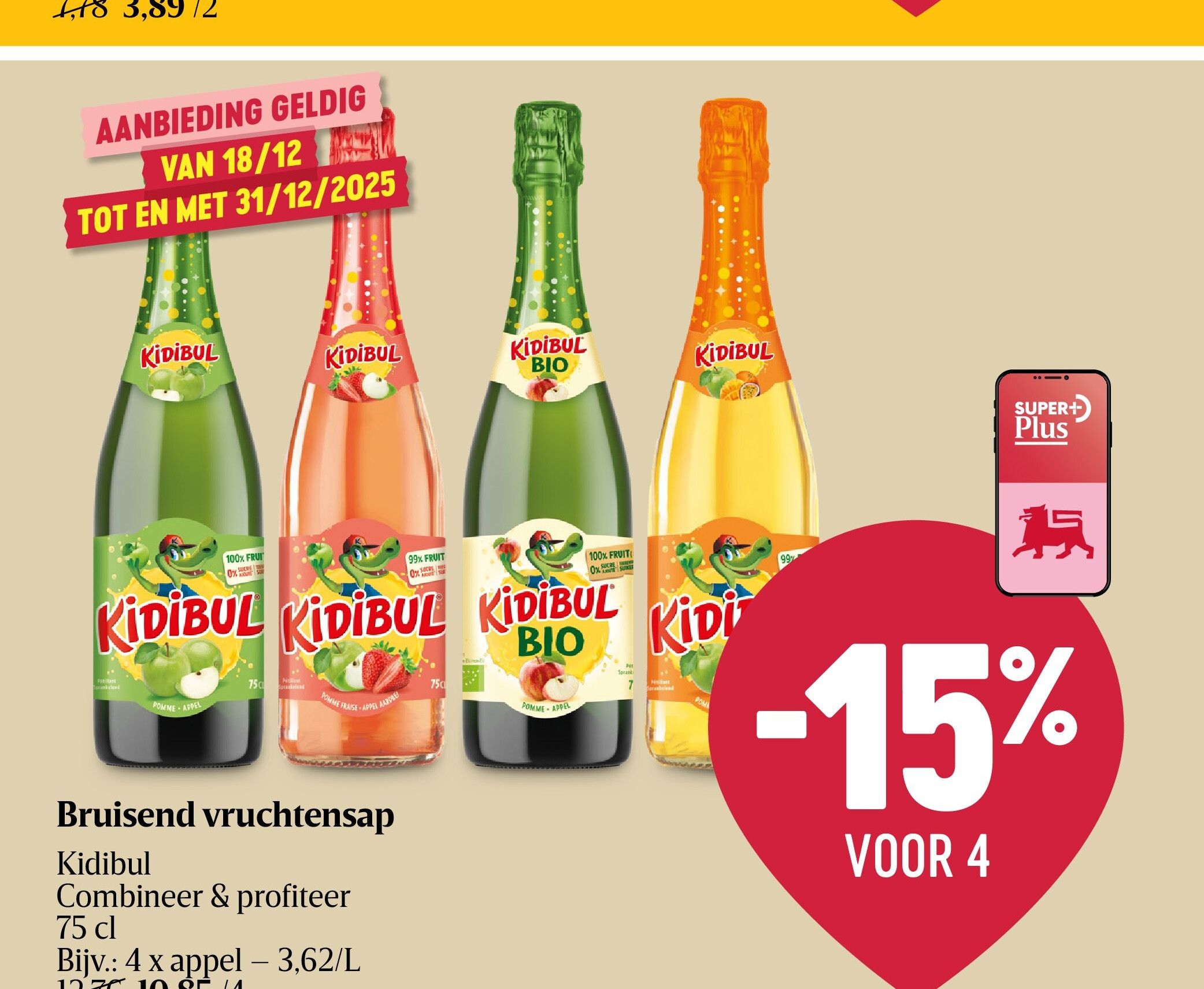 Bruisend vruchtensap