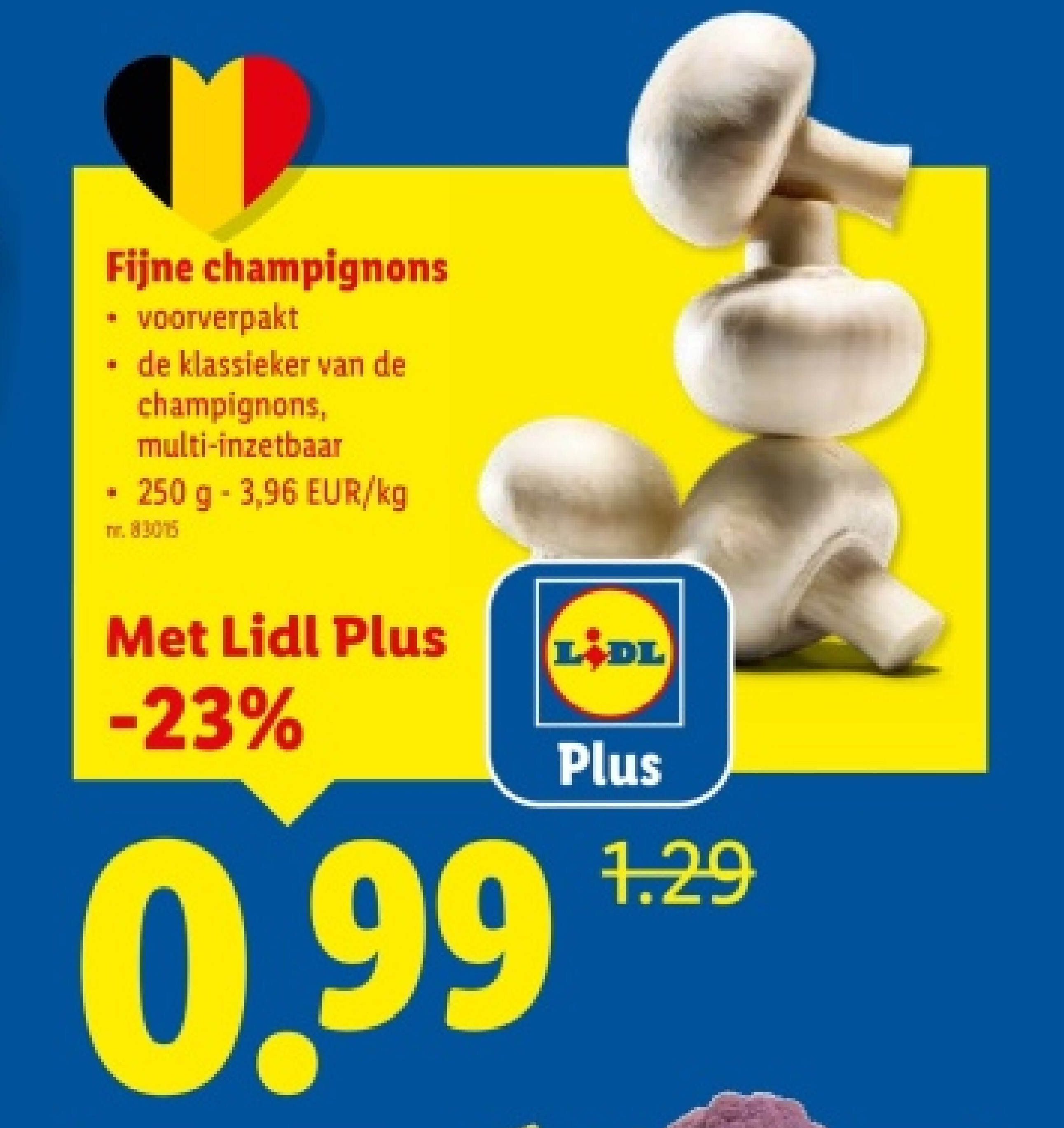 Fijne champignons
