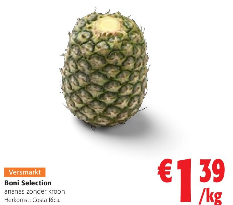 Boni Selection ananas zonder kroon