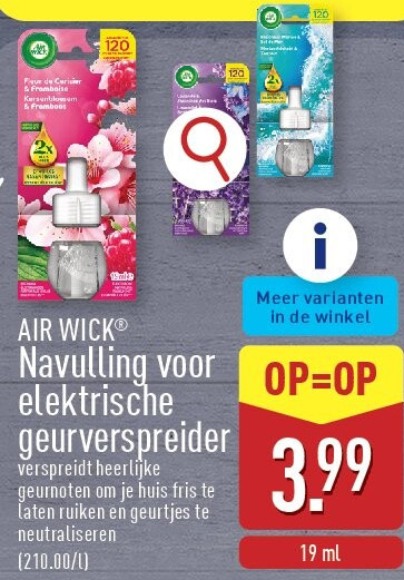 Navulling voor elektrische geurverspreider