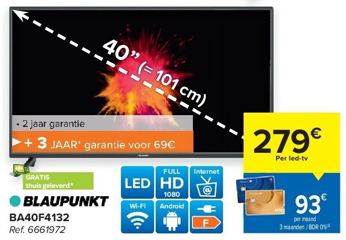 BLAUPUNKT 40'' LED Tv