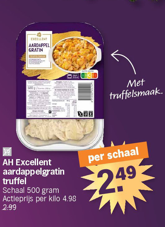AH Excellent aardappelgratin truffel