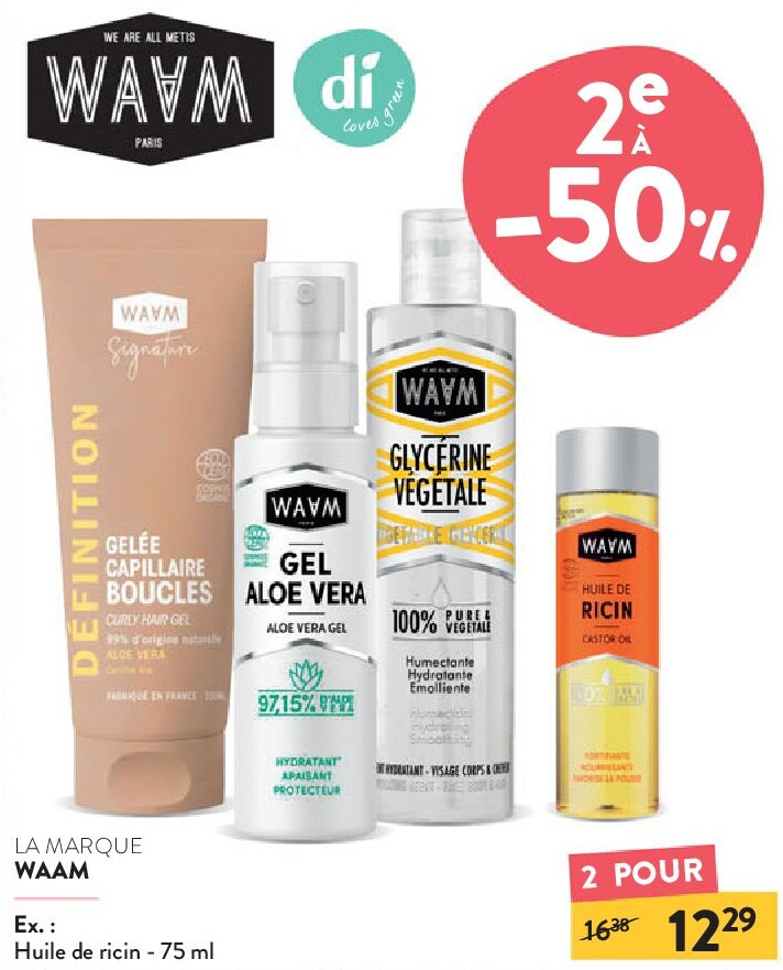 Huile de ricin - 75 ml