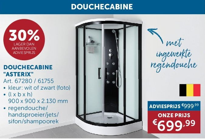 DOUCHECABINE "ASTERIX"