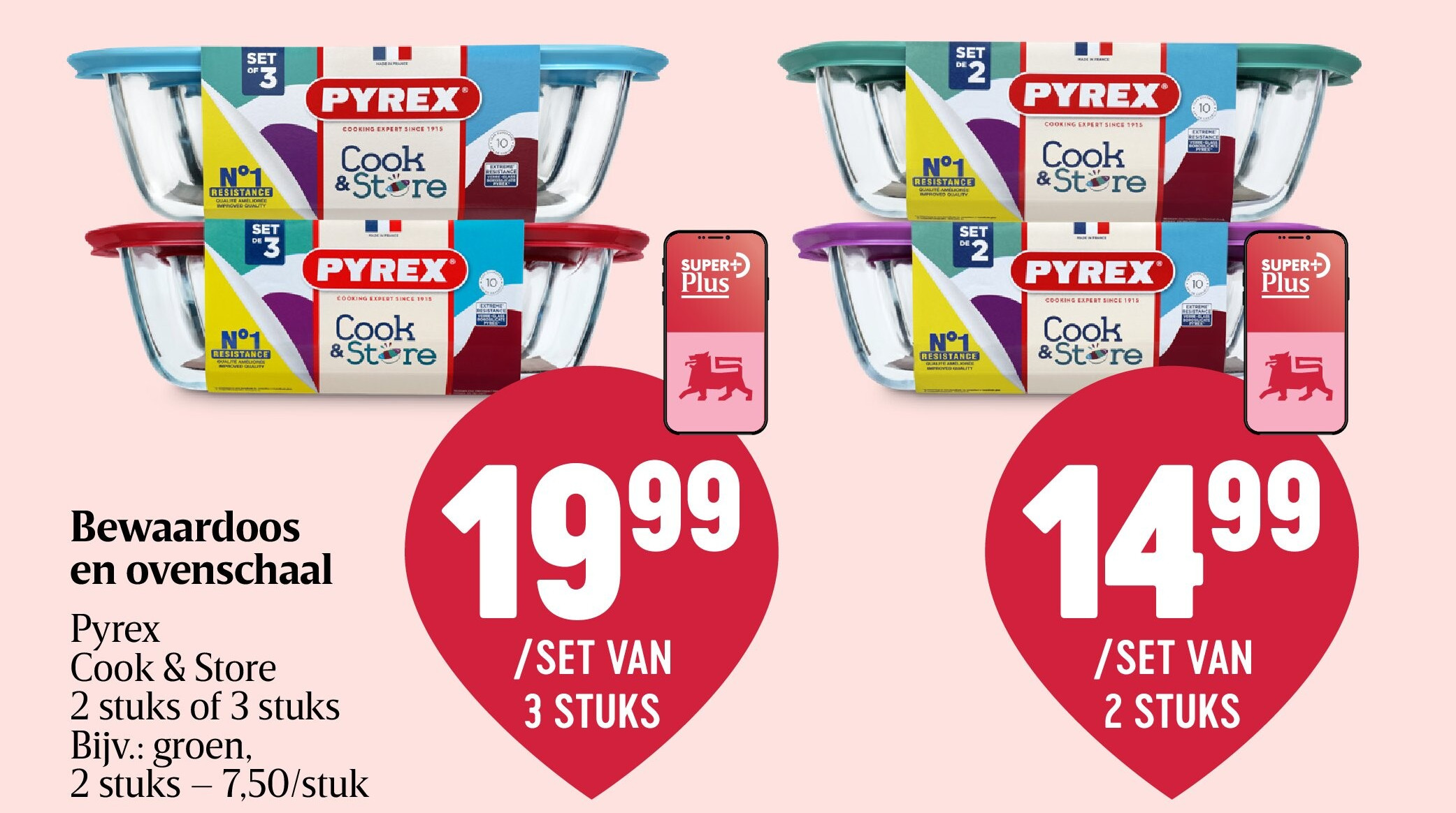 Bewaardoos en ovenschaal