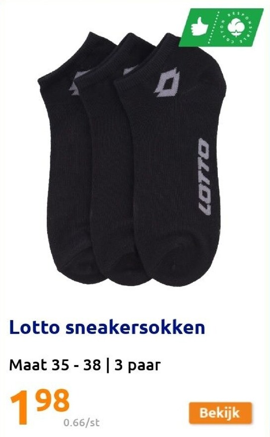 Lotto sneakersokken