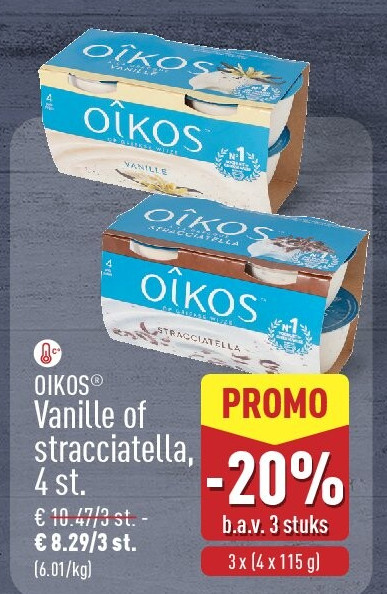 Vanille of stracciatella, 4st.