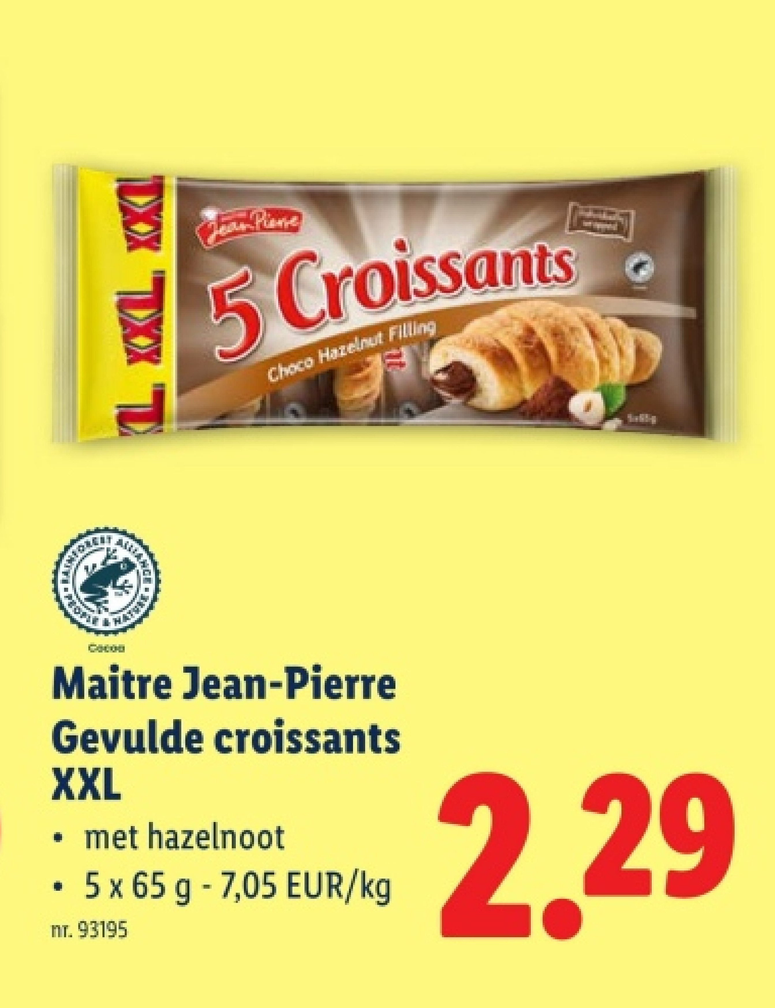 Gevulde croissants XXL