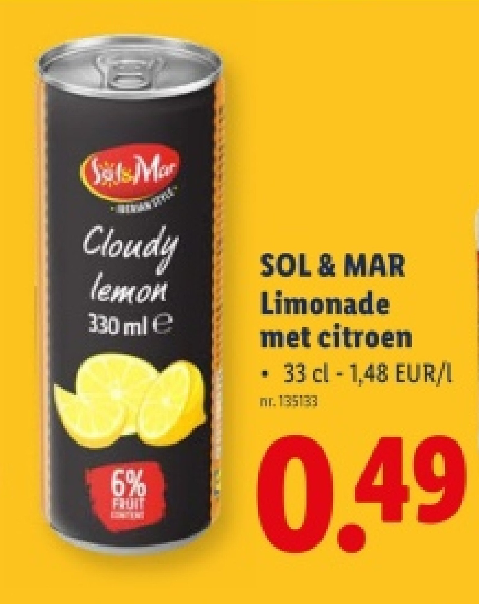 Limonade met citroen
