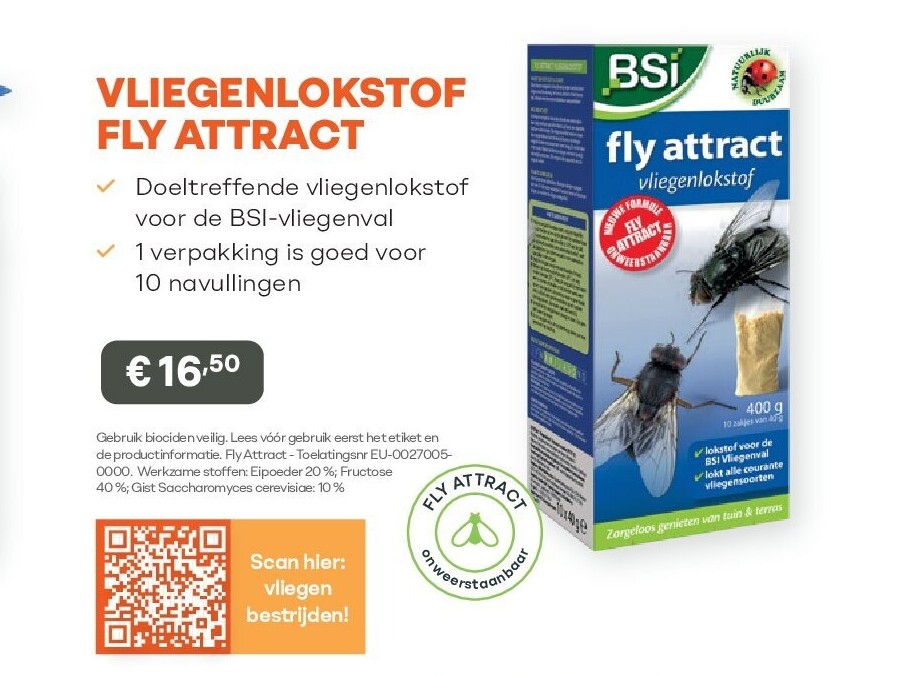 VLIEGENLOKSTOF FLY ATTRACT