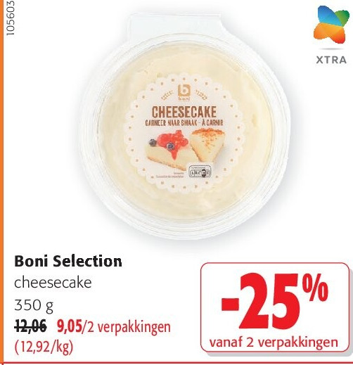 Boni Selection cheesecake 350 g