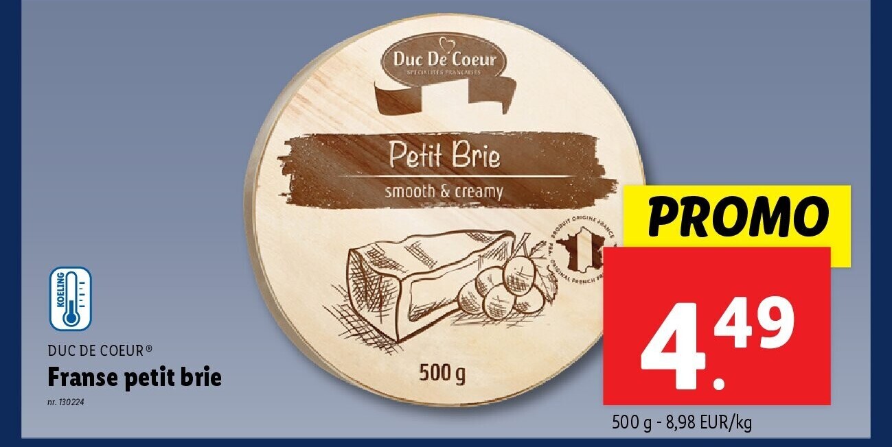 Franse petit brie