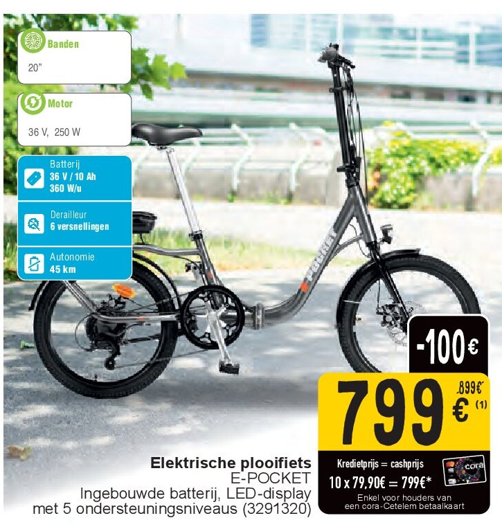 Elektrische plooifiets