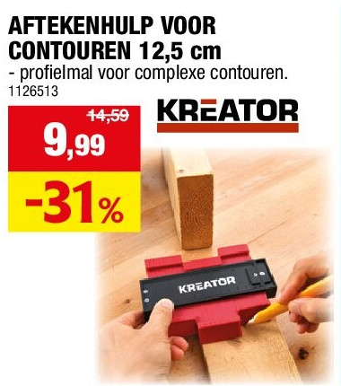 AFTEKENHULP VOOR CONTOUREN 12,5 cm