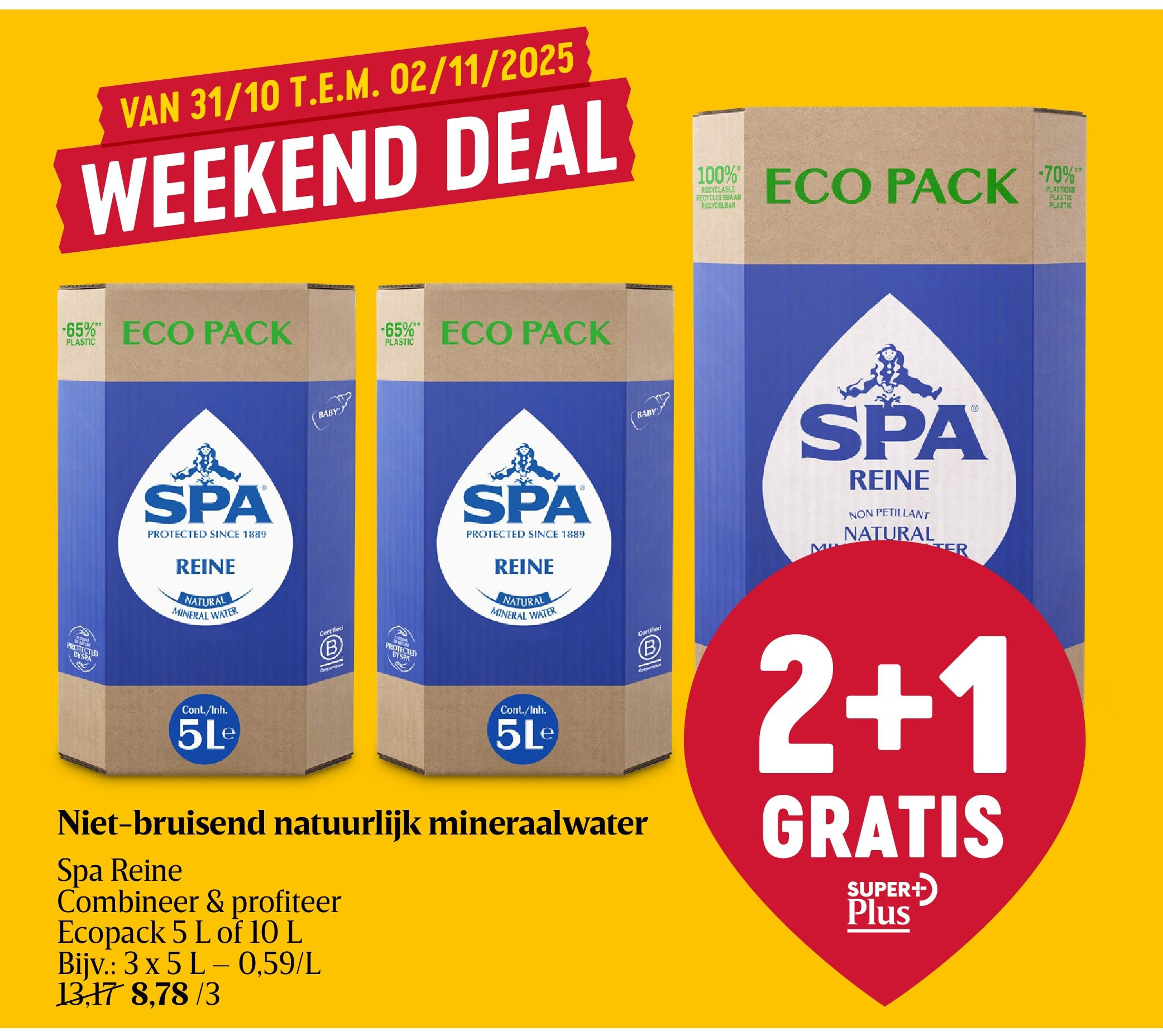 Niet-bruisend natuurlijk mineraalwater