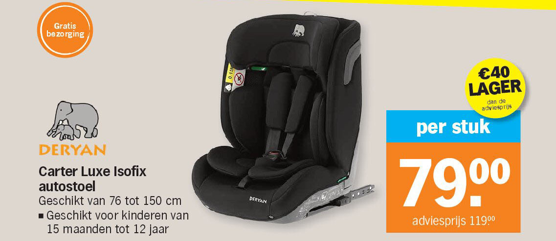 Carter Luxe Isofix autostoel