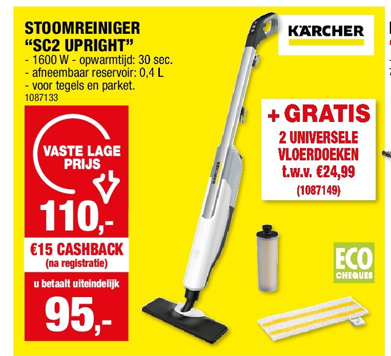 STOOMREINIGER “SC2 UPRIGHT”